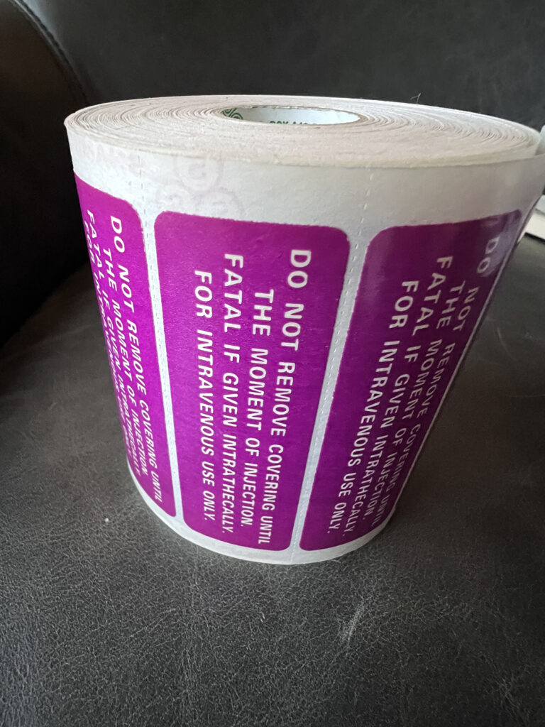 Medical Sticker Roll